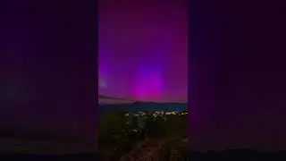 Rare and Enchanting Northern Lights in Croatia #magnetism #anomaly #weather