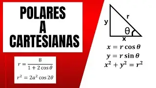 Polares | Pasar de una Ecuación Polar a una Cartesiana - Ejercicio 5