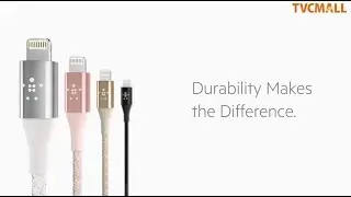 BELKIN MIXIT Duratek Kevlar MFI Braided Lightning 8pin USB Cable for iPhone X/8/8 on TVC-Mall.com