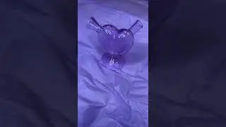 Pretty Purple Heart Bubbler Pipe💜 #cute #purple #heart #smokingpipes #love #smokingaccessories