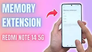 How to Use RAM Extension on Redmi Note 14 5G