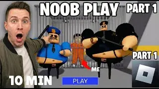 Noob Tries to Escape Barry&rsquo;s Prison 😱 | Barry&rsquo;s Prison Run Obby Roblox | Noob Play Part 1