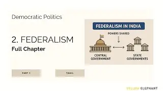 CBSE Class X - Democratic Politics - 2.Federalism - Full  Chapter - Tamil.