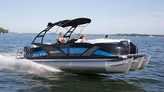 Godfrey Pontoon Boats | Aqua Patio 250 Express | Rough and Salt Water Pontoons