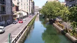 Ciclabile del Naviglio Pavese HD parte 1 Milano - Casarile