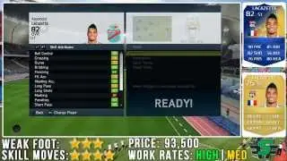 FIFA 14 TOTS Lacazette Review (82) w/ In Game Stats & Gameplay