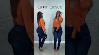 Same Lift, Different Vibes! Which Butt-Lifting Style Are You Loving For Work? Skinny Or Bootcut? 🍑✨