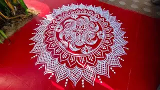 Margazhi diaries - fusion padi kolam - Sangamam kolangal