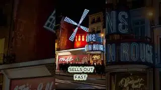 This Paris Night sells out fast. Moulin Rouge. World Famous Cabaret. #paris #travel #europe