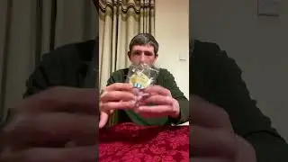 ASMR taping and shaking bag of RHUBARB and CUSTARD sweets