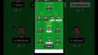 Gujarat Titans vs Sunrisers Hyderabad (GT vs SRH) Match prediction dream 11 team
