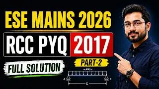 RPSC AEN MAINS | RCC QUESTION PRACTICE| ESE Mains 2017 PYQ Paper Solutions Part-2