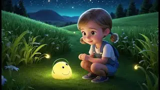 Tiny Glow Worms Light the Skies! | Magical Nighttime Rhyme for Kids | Cute Glow Worm Song  Toddlers