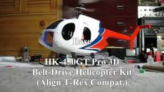Hughes MD500 Fiberglass Fuselage for 450 size heli
