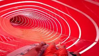 Magic Eye &ndash; The Longest Closed Tube Slide in the World | Therme Erding Germany | POV 4K