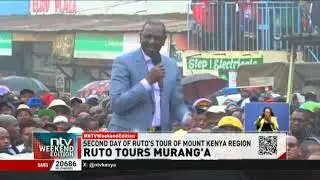 President Ruto states his broad-based govt is aimed at national unity during Mt. Kenya region tour