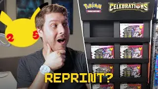 Celebrations REPRINT is Here!&hellip; and the boxes are *BROKEN!* 😵 (Pokemon Card Hunting)