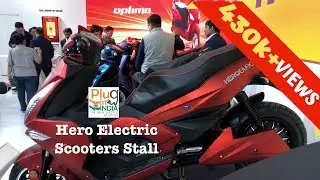 Hero Electric Scooters Stall @ Auto Expo