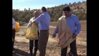 Demirci'nin Ulacık Köyünde Tohumlar Toprakla Buluştu