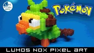 Pokemon Grookey - PixBrix Instructions