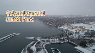 ❄️Snowy Colonel Samuel Smith Park❄️[Aerial Photography]