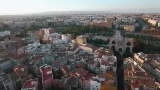 Aerial View of Valencia Stock Video