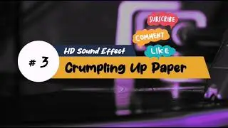 Crumpling Up Paper HD Sound Effect 3
