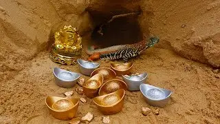 Treasure guard monster, GOLD, SILVER, GOLDEN FROG