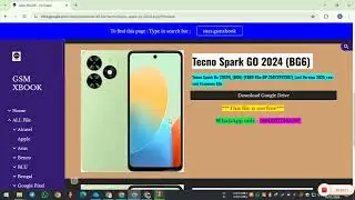 Tecno Spark GO-2024_(BG6)-{F069-TGo-OP-250722V2387}_Last Version 2025_Pac Firmware File #BG6 #bg6