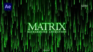 Create a Stunning MATRIX Background Animation | After Effects Tutorial [NO PLUGINS]