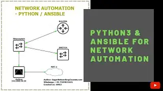 Admission Open || Network Automation using Python3 and Ansible || Demo Part#3