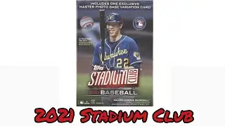 2021 Topps Stadium Club Baseball Blaster Box Break & Review
