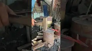 Making a fishing spear #metalworking #amazingkkdaily #blacksmith #metalworks #howto