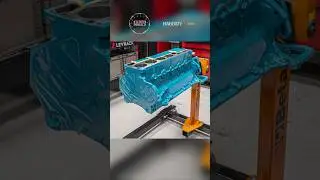 Engine prep and paint - MOPAR Slant 6 #timelapse #stopmotion #enginerebuild #redlinerebuild