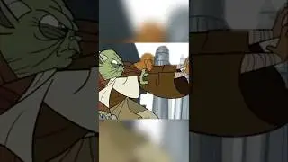 Master Yoda & Mace Windu Vs Droid Army in Star Wars 2003