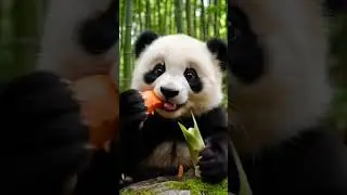 baby panda yang doyan nyemil #ai #cute #mukbang #funny #panda