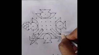 9*3sankranthi special pot rangoli#rangoli#sankashtiangarakirangoli#sankranthimuggulu#new#viral#art 