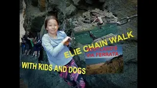 Elie Chainwalk with kids and dogs