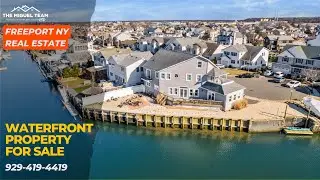 Freeport NY Home For Sale | 268 Gordon Pl Freeport NY | 4 beds 3 baths | Water Front Property