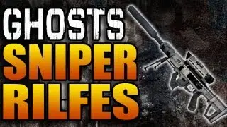 Sniper Rifles in Call of Duty Ghosts: Lynx, USR, L115, VK3, SVD Dragunov (COD Ghost Guns Weapons)