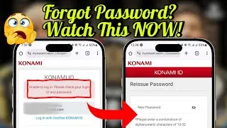 How to Reset Konami ID Password (2025) | Recover Konami Account Easily
