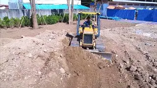 Awesome. Bulldozer Clearing The Land To My Customers: Support By Skill Driver 