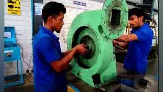 Centrifugal Blower - Man Cooler Motor Service - Steel Plant.