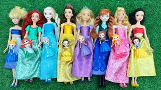 ASMR  Unboxing Mattel Disney Princess Spin & Reveal Surprise Dolls! Satisfying video  Review Toys