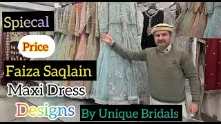 Faiza Saqlain Party Wear Maxi Design | Maxi Dress Design | Maxi With Special Price 🤗
