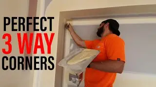 HOW TO FINISH DRYWALL 3 WAY CORNERS | Drywall Finishing Construction Series #24