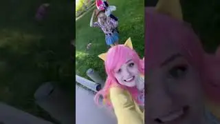 Fluttershy steals Applejack&rsquo;s phone?? 🤳 - My little pony cosplay 💖✨