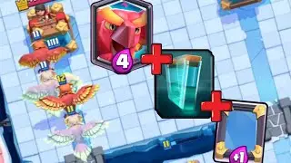 Monk + Phoenix Gameplay Clash Royale .