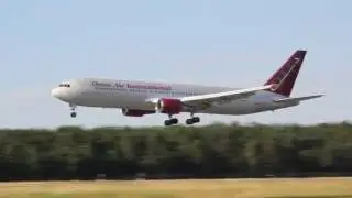 Omni Air Internatial Boeing 767 landing at Nuremberg, (NUE/EDDN)