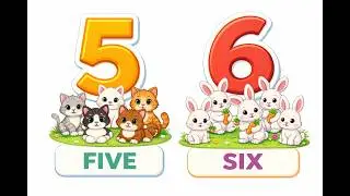 Numbers 1&ndash;10 for Kids | Colorful Counting Adventure 🦁✨ #binaryballoons